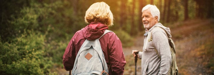 Chiropractic Vernon BC Elderly Couple Hiking