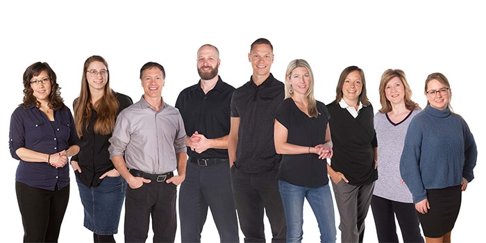 Chiropractor Vernon BC Elliot Lysyk With Team